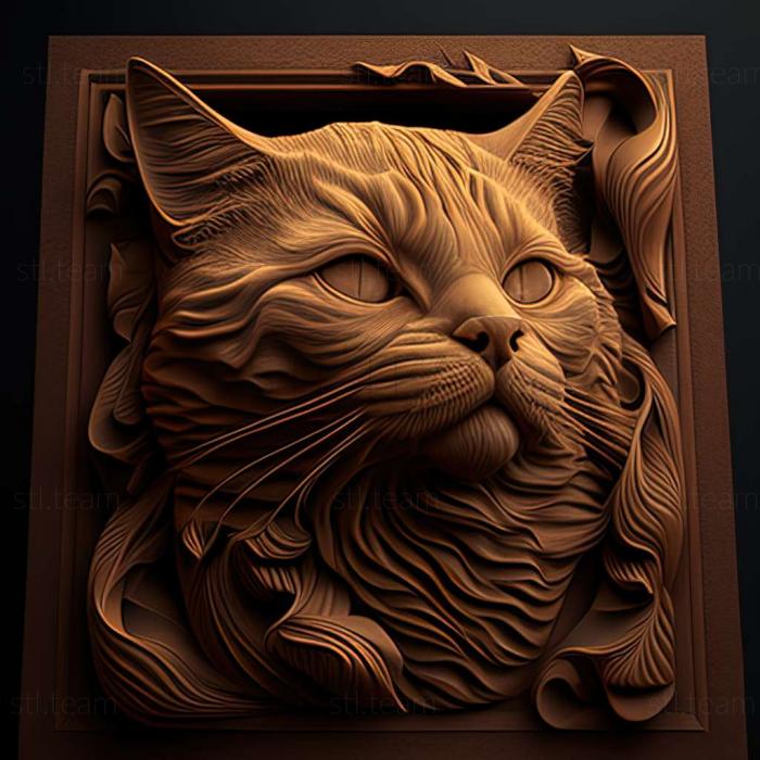 3D model cat (STL)